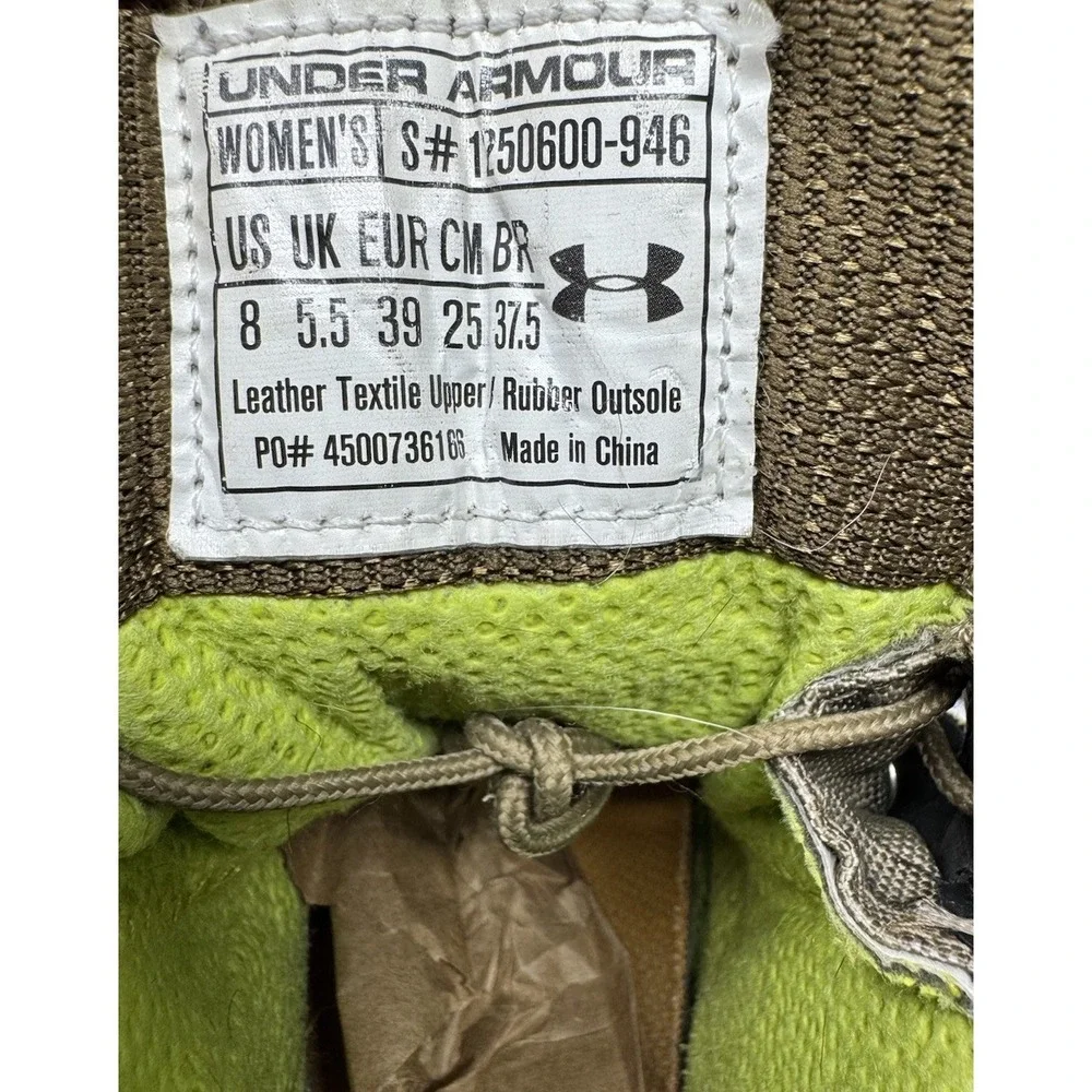Rare🔥Under Armour 🩷Speed Freek  Hunting Boots Realtree Pink&Camo‎ Waterproof 8